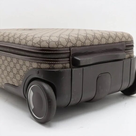 Gucci Tom Ford Canvas Y2K GG Leather Carry On Compliant Suitcase - Picture 4 of 13